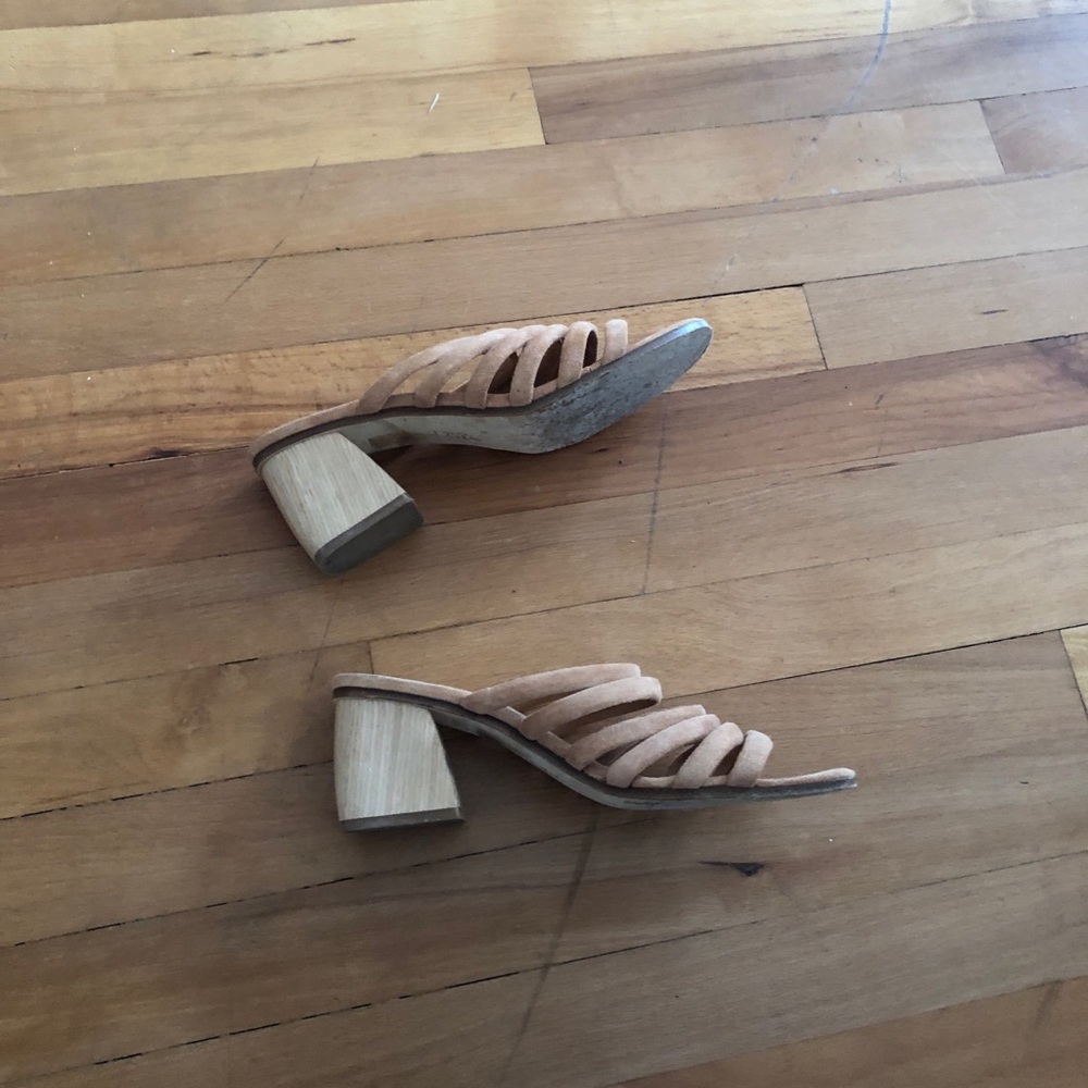 Paloma wool strappy wooden sandals